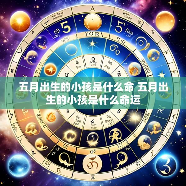 五月出生的小孩是什么命 五月出生的小孩是什么命运
