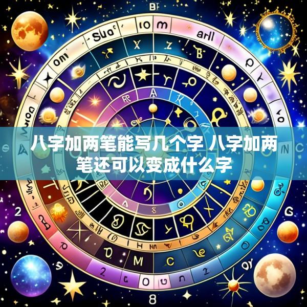八字加两笔能写几个字 八字加两笔还可以变成什么字