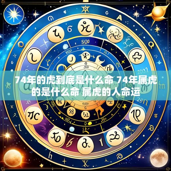 74年的虎到底是什么命 74年属虎的是什么命 属虎的人命运