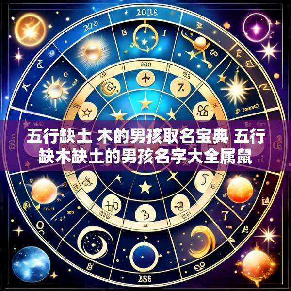 五行缺土 木的男孩取名宝典 五行缺木缺土的男孩名字大全属鼠