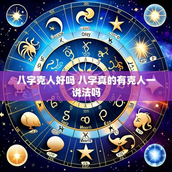 八字克人好吗 八字真的有克人一说法吗