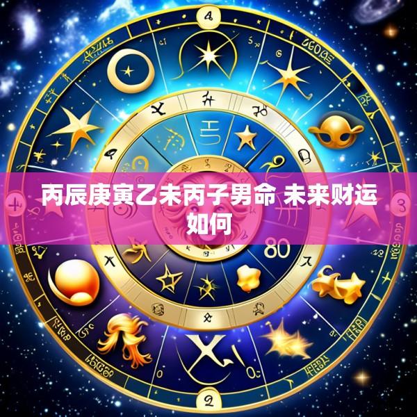 丙辰庚寅乙未丙子男命 未来财运如何