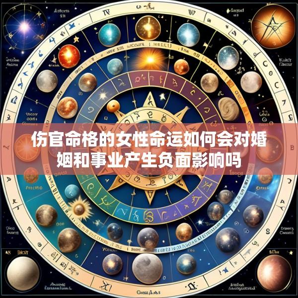 伤官命格的女性命运如何会对婚姻和事业产生负面影响吗