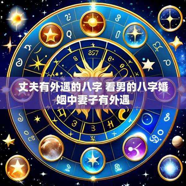 丈夫有外遇的八字 看男的八字婚姻中妻子有外遇