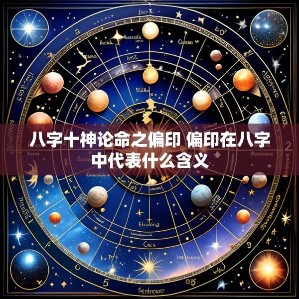 八字十神论命之偏印 偏印在八字中代表什么含义