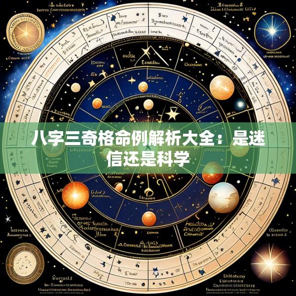 八字三奇格命例解析大全：是迷信还是科学
