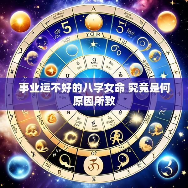 事业运不好的八字女命 究竟是何原因所致