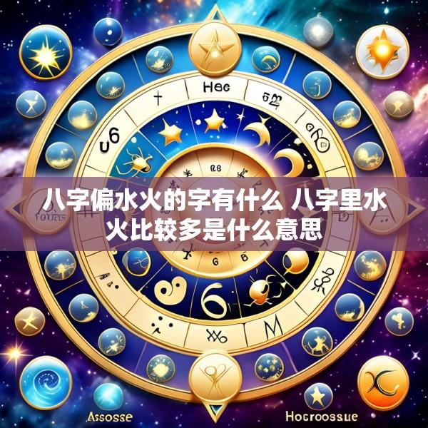 八字偏水火的字有什么 八字里水火比较多是什么意思