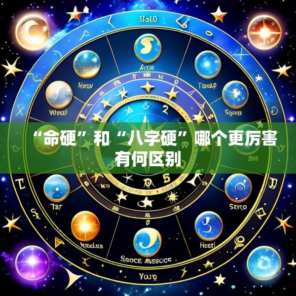 “命硬”和“八字硬”哪个更厉害有何区别