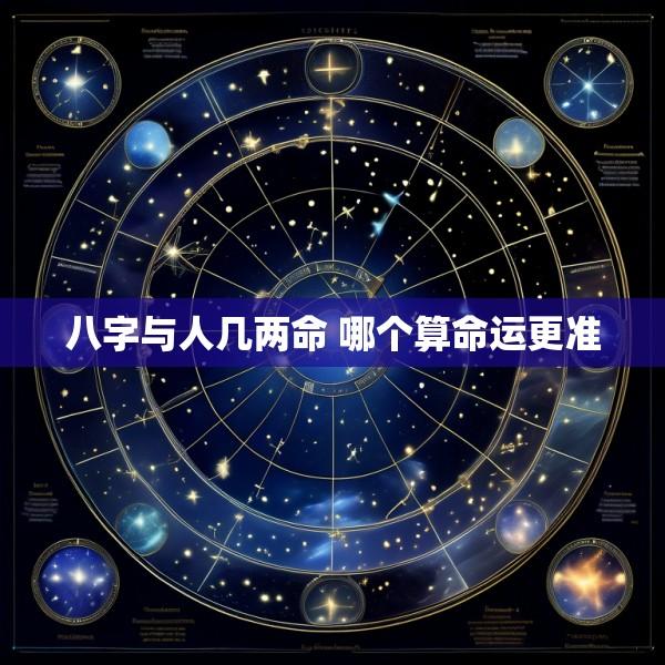 八字与人几两命 哪个算命运更准