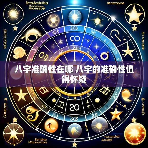 八字准确性在哪 八字的准确性值得怀疑