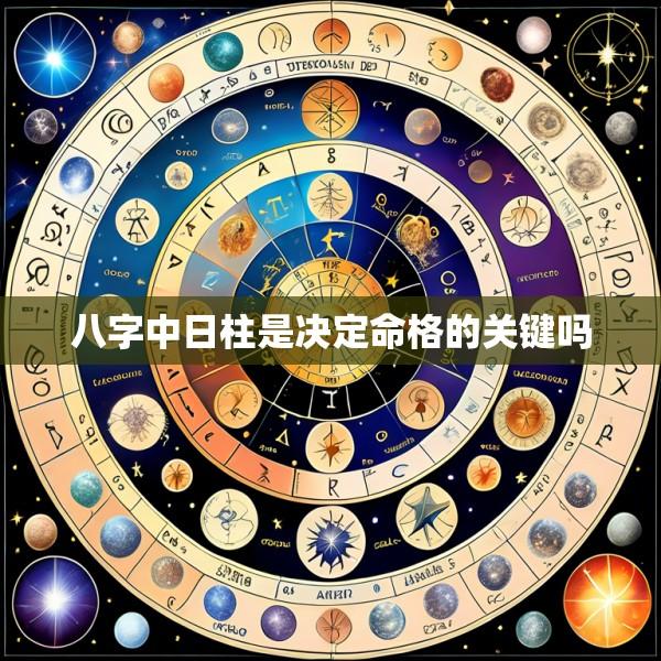 八字中日柱是决定命格的关键吗
