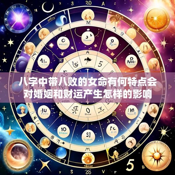 八字中带八败的女命有何特点会对婚姻和财运产生怎样的影响