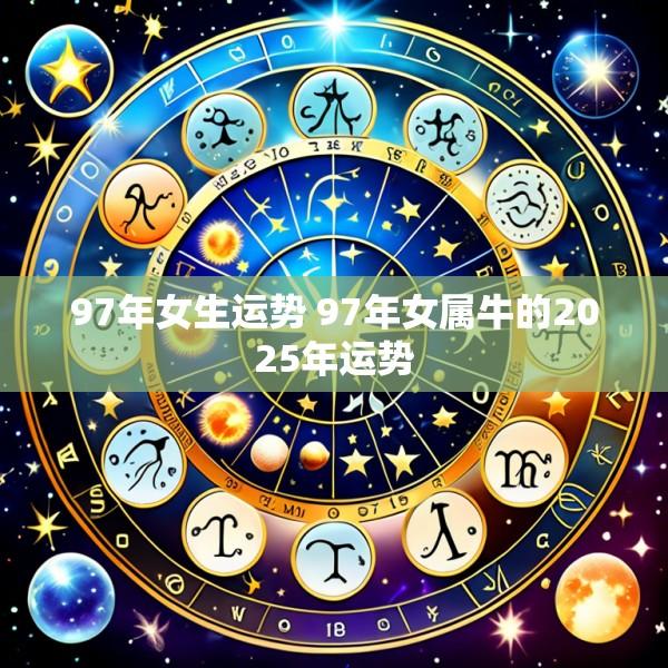 97年女生运势 97年女属牛的2025年运势