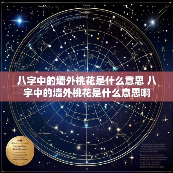 八字中的墙外桃花是什么意思 八字中的墙外桃花是什么意思啊