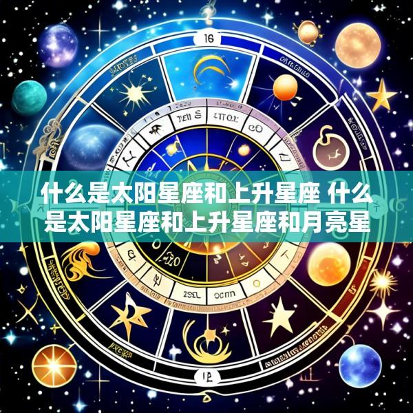 什么是太阳星座和上升星座 什么是太阳星座和上升星座和月亮星座