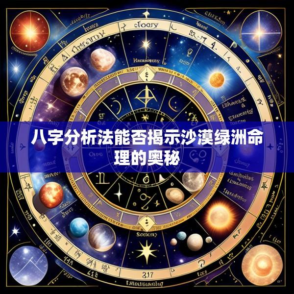 八字分析法能否揭示沙漠绿洲命理的奥秘
