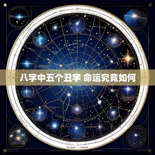 八字中五个丑字 命运究竟如何