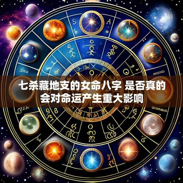 七杀藏地支的女命八字 是否真的会对命运产生重大影响