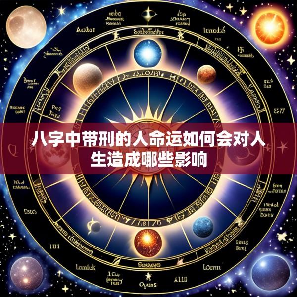 八字中带刑的人命运如何会对人生造成哪些影响