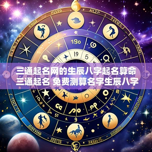 三通起名网的生辰八字起名算命 三通起名 免费测算名字生辰八字