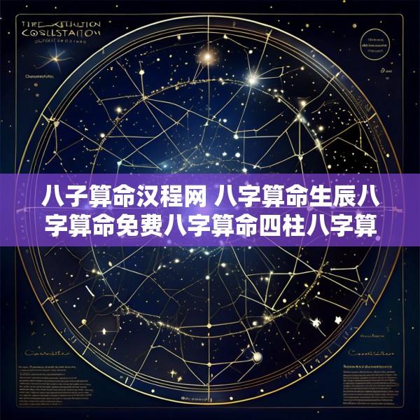 八子算命汉程网 八字算命生辰八字算命免费八字算命四柱八字算命汉程网