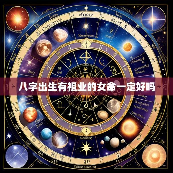 八字出生有祖业的女命一定好吗