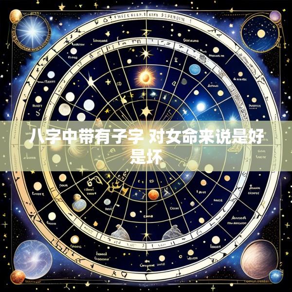 八字中带有子字 对女命来说是好是坏
