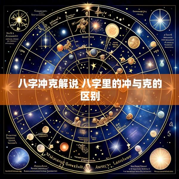 八字冲克解说 八字里的冲与克的区别