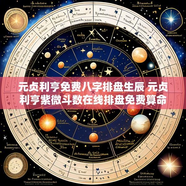 元贞利亨免费八字排盘生辰 元贞利亨紫微斗数在线排盘免费算命