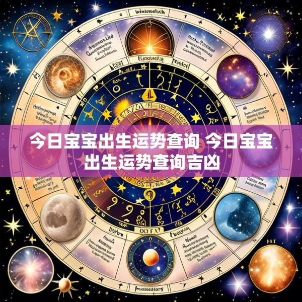 今日宝宝出生运势查询 今日宝宝出生运势查询吉凶