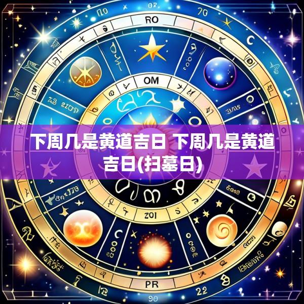 下周几是黄道吉日 下周几是黄道吉日(扫墓日)
