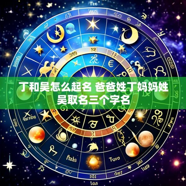 丁和吴怎么起名 爸爸姓丁妈妈姓吴取名三个字名