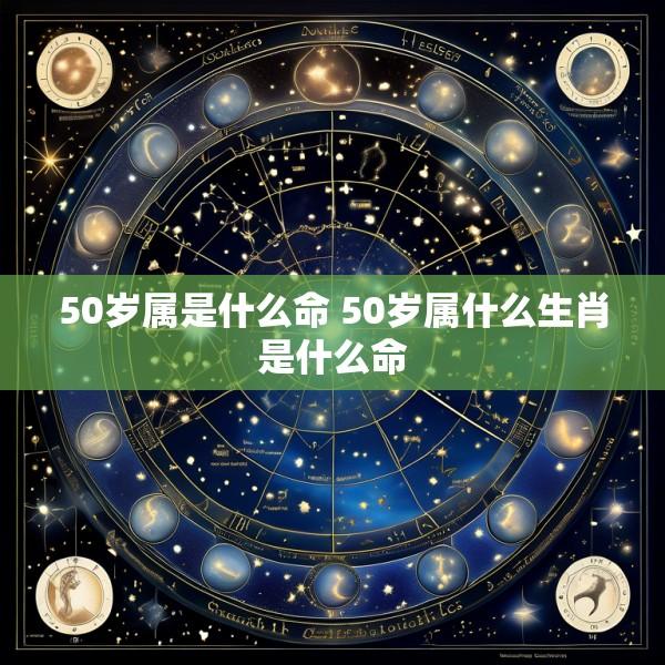 50岁属是什么命 50岁属什么生肖是什么命