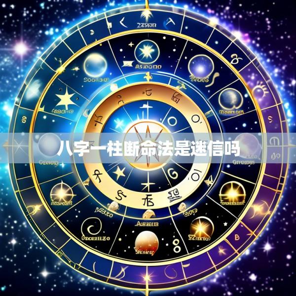 八字一柱断命法是迷信吗