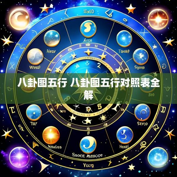 八卦图五行 八卦图五行对照表全解