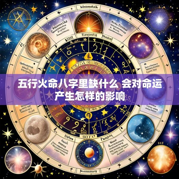 五行火命八字里缺什么 会对命运产生怎样的影响
