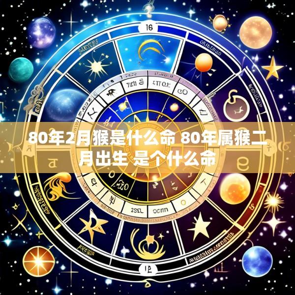 80年2月猴是什么命 80年属猴二月出生 是个什么命