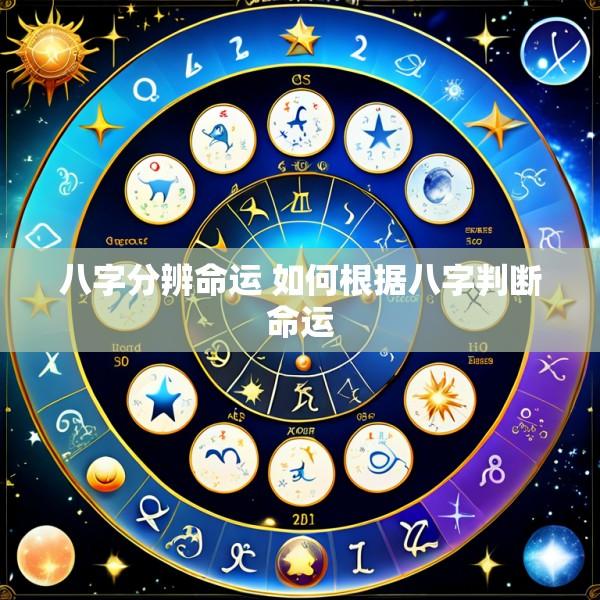 八字分辨命运 如何根据八字判断命运