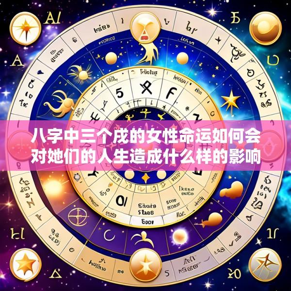 八字中三个戌的女性命运如何会对她们的人生造成什么样的影响