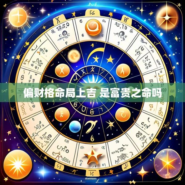偏财格命局上吉 是富贵之命吗
