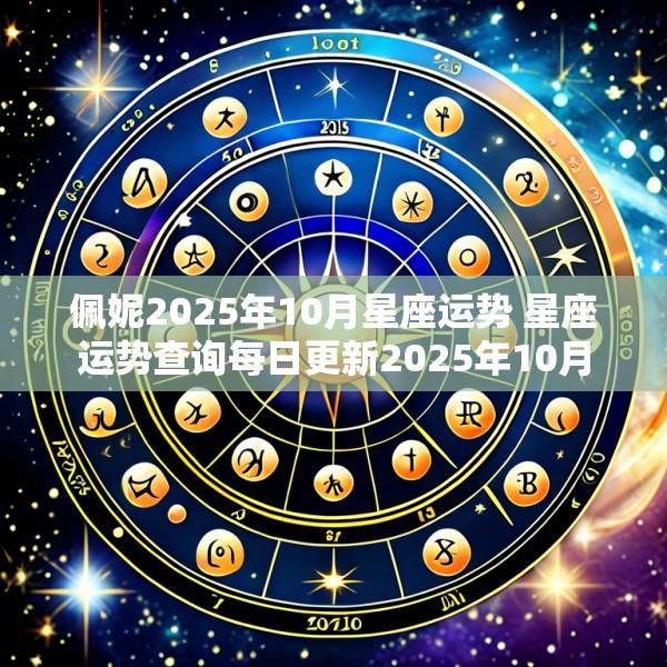 佩妮2025年10月星座运势 星座运势查询每日更新2025年10月