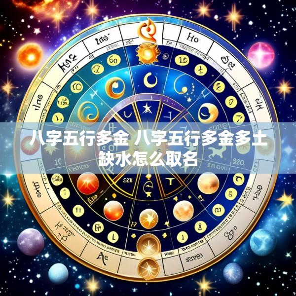 八字五行多金 八字五行多金多土缺水怎么取名