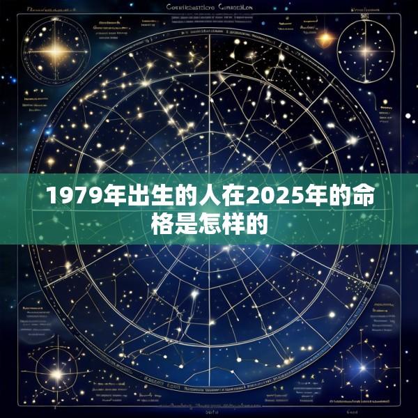 1979年出生的人在2025年的命格是怎样的