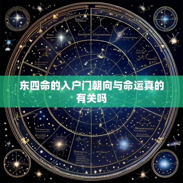 东四命的入户门朝向与命运真的有关吗