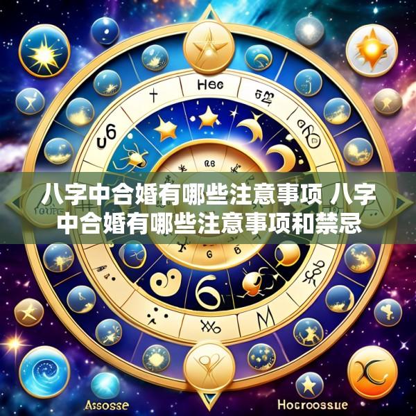 八字中合婚有哪些注意事项 八字中合婚有哪些注意事项和禁忌