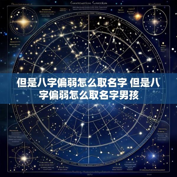 但是八字偏弱怎么取名字 但是八字偏弱怎么取名字男孩