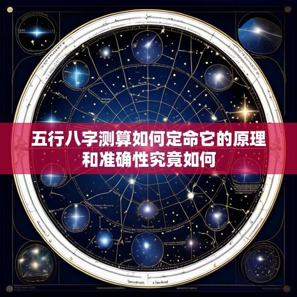 五行八字测算如何定命它的原理和准确性究竟如何