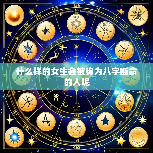 什么样的女生会被称为八字断命的人呢