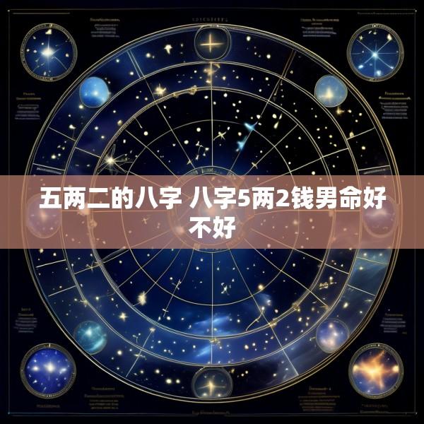 五两二的八字 八字5两2钱男命好不好